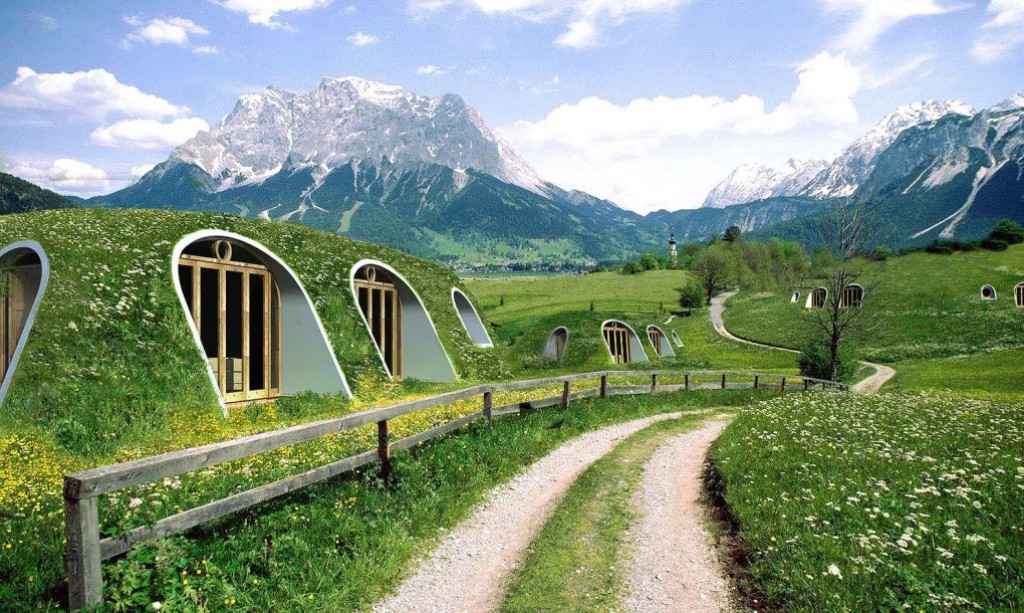 A green-roofed Hobbit home anyone can build in just 3 days