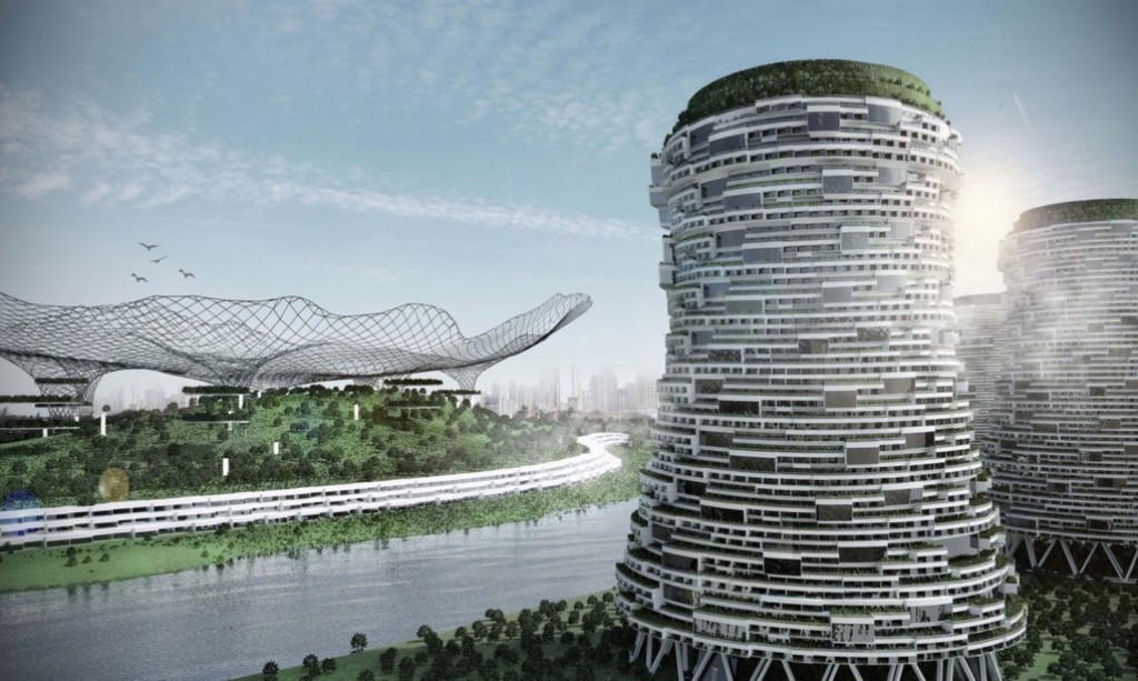 Cypher CO2ling Plant converts cooling towers into vibrant green communities