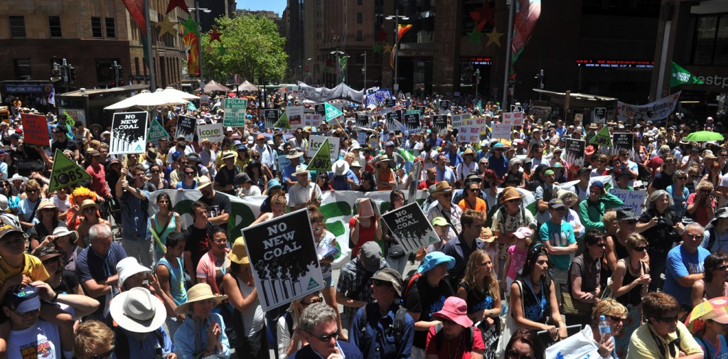 Out of step: marching for climate justice versus taking action