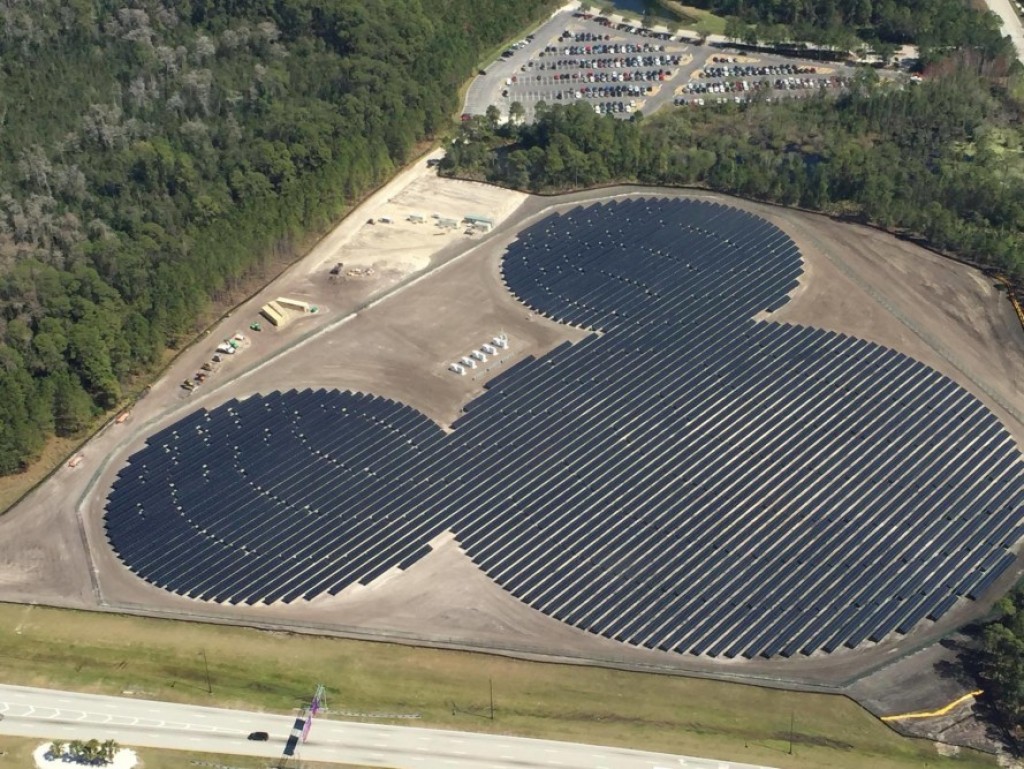 Duke Energy inaugurates 5 MW Mickey Mouse-shaped solar farm at Disney