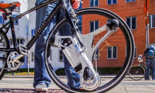 Swap-in wheel converts any bike into an electric within 60 seconds