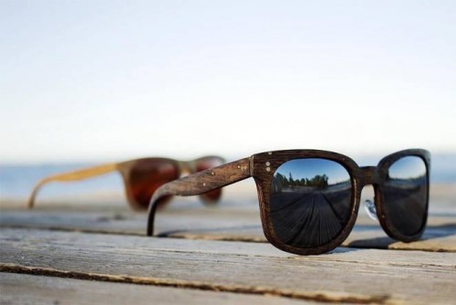 Loch sunglasses are made of 500-year-old timbers from the Great Lakes