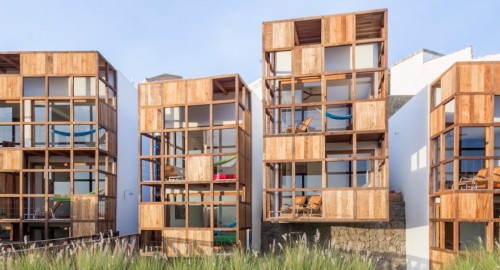 Recycled materials make up this quirky solar-powered hotel in West Africa