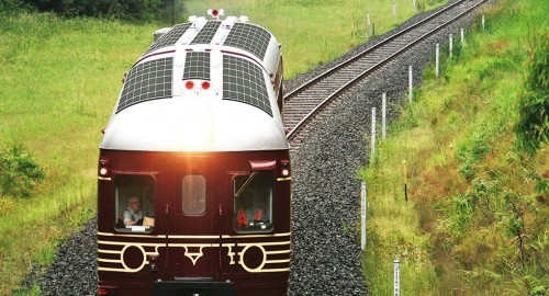 The world’s first 100% solar-powered train launches in Australia