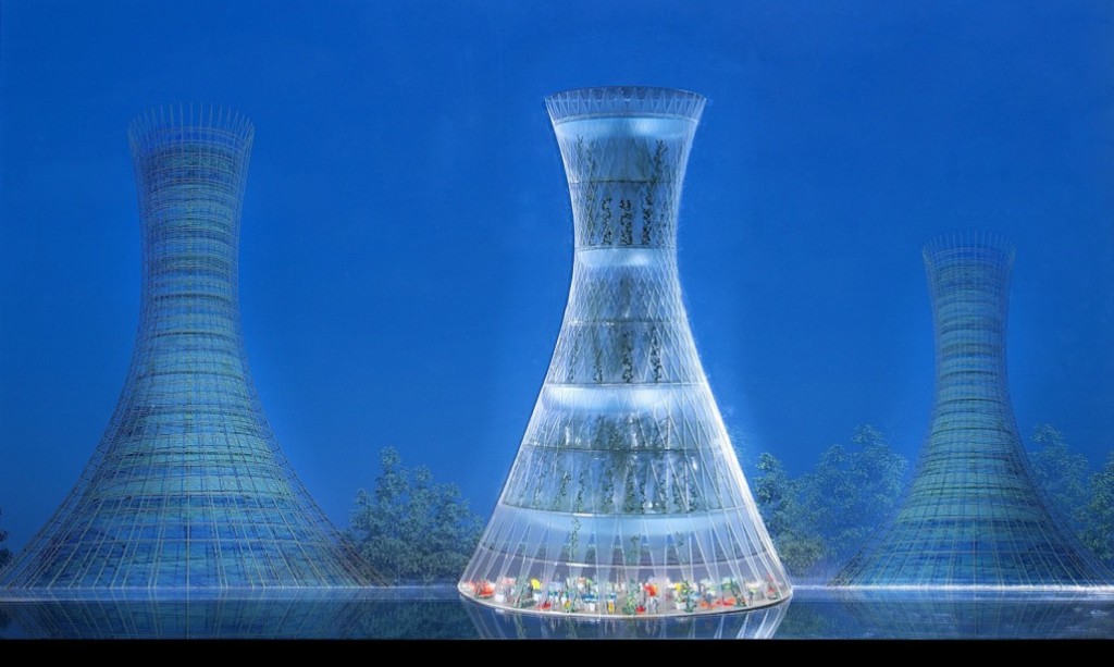 Wind-powered vertical Skyfarms are the future of sustainable agriculture